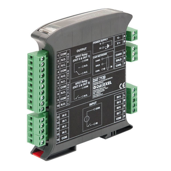 modulo CANopen slave 8 ingressi DAT 7130
