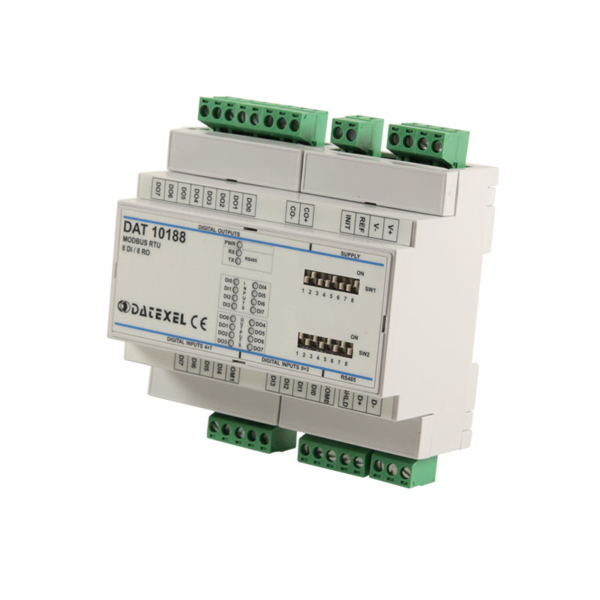 modulo io 6 moduli din 8 ingressi 8 uscite dat 10188