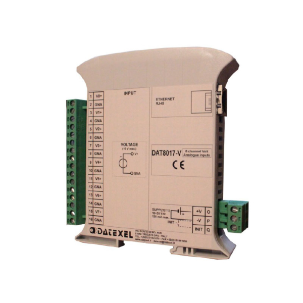 modbus server 8 canali isolati DAT 8017V