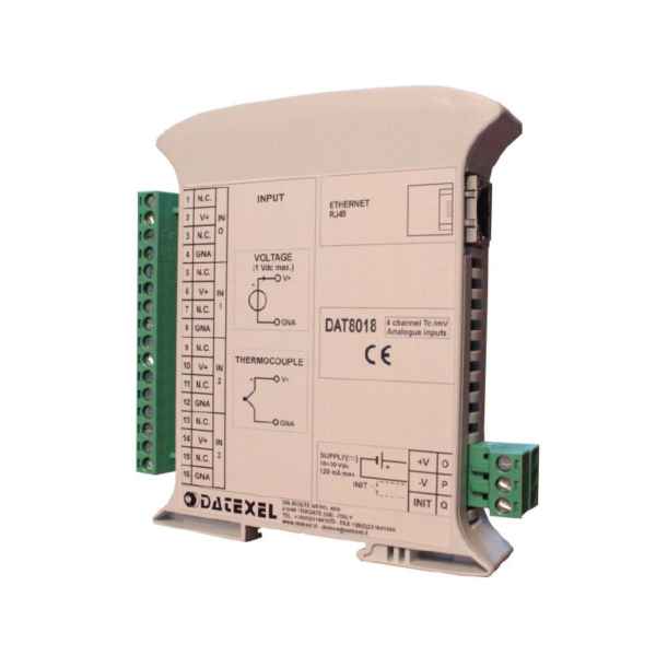 modbus server 8 canali isolati DAT 8018